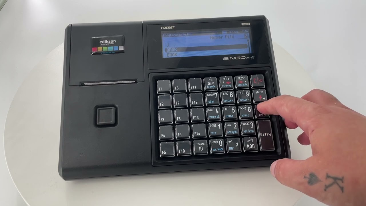 Posnet Bingo Max Programowanie Bazy PLU