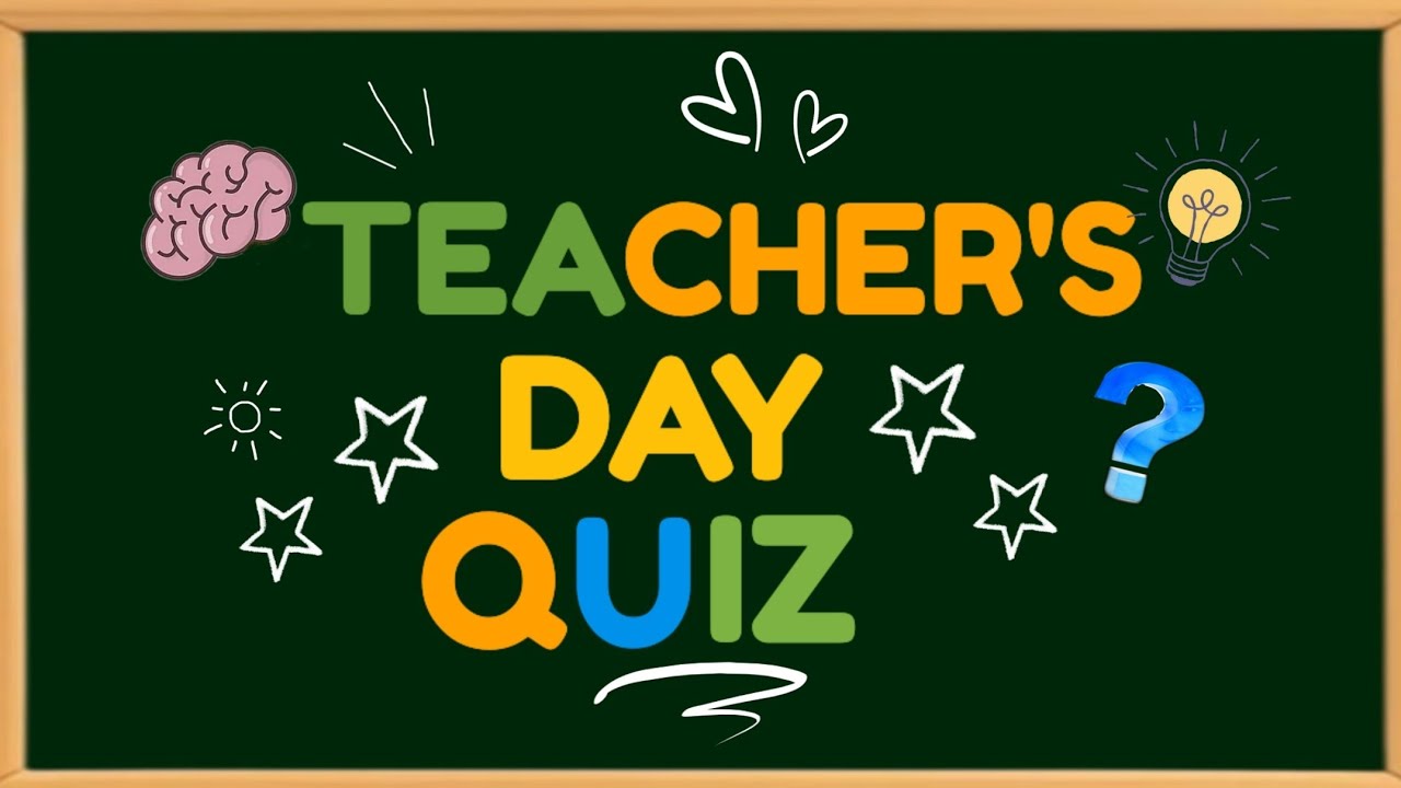 Teachers day Quiz in English 2025 | Dr Sarvepalli Radhakrishnan Quiz | Gk Quiz on Teachers day