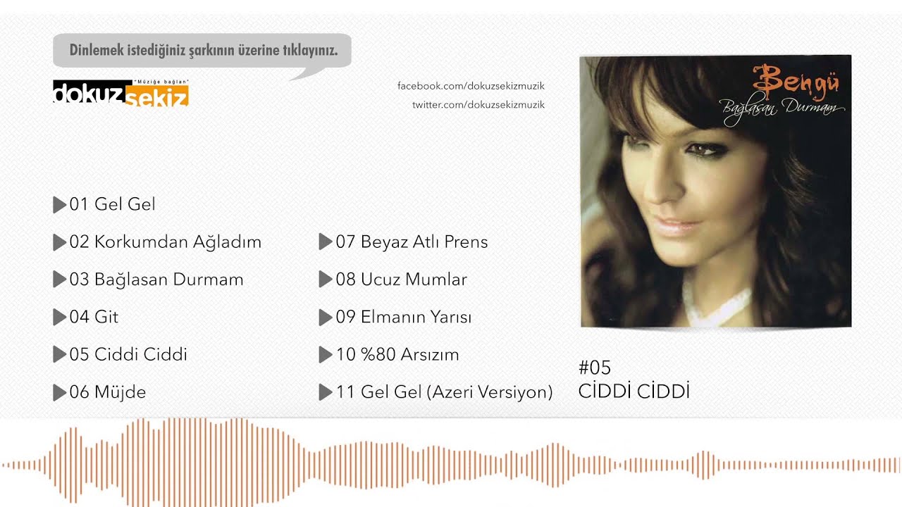 Bengü - Ciddi Ciddi (Official Audio)
