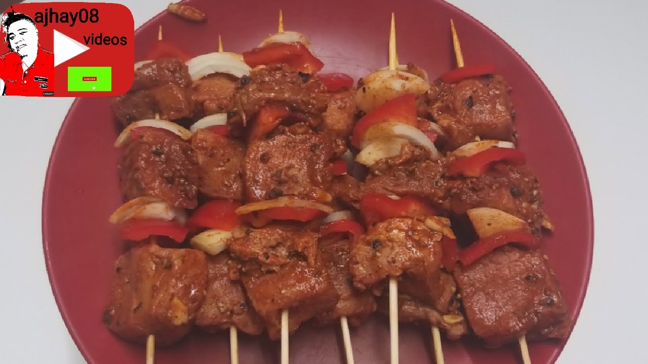 How to cook pork kebab in the pan #cookingvideos #easytodo#yummy// @boylamon