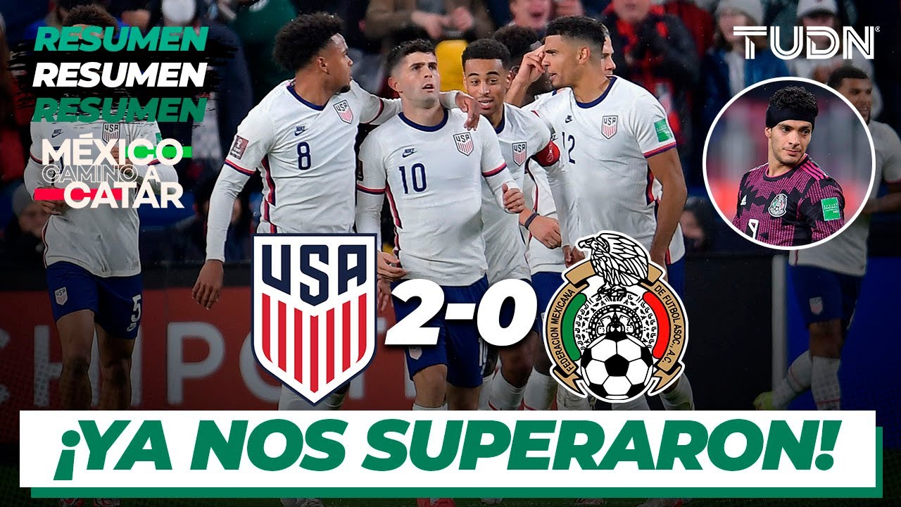 Resumen y goles | Estados Unidos 2-0 México | Eliminatoria Catar 2021 | TUDN