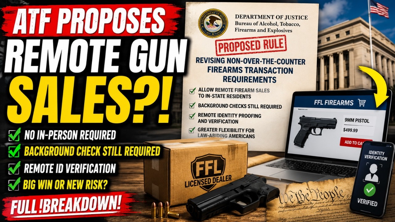 (New Rule 4/34) ATF Just Proposed REMOTE Gun Sales?!
