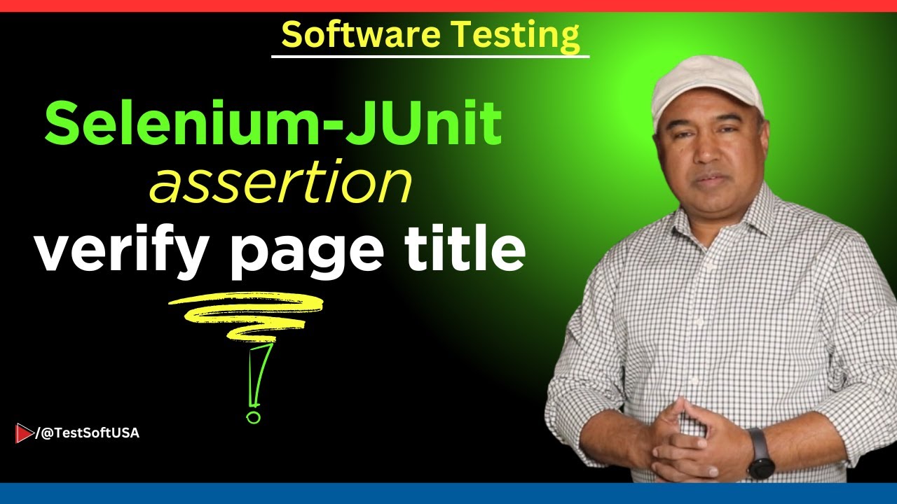 Selenium JUnit Tutorial: Verify Page Title for Web Automation