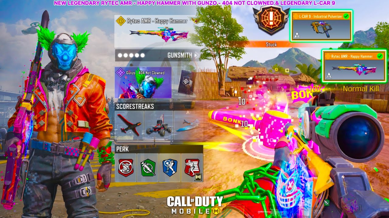 *New* Legendary Rytec AMR Happy Hammer & Gunzo 404 Not Clowned are amazing to SNIPE all in CODM SND🤡