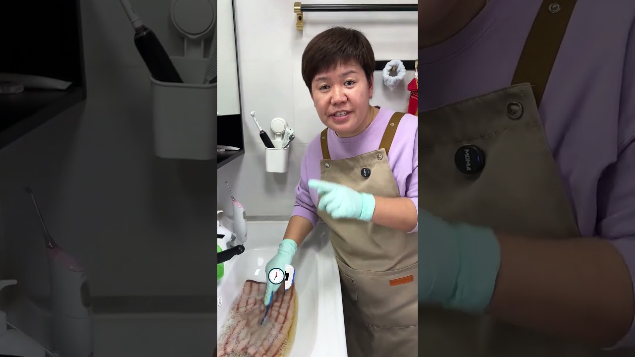 毛巾清洗，家里时间久发乌有异味的毛巾，红姐教你正确清洗方法。毛巾清洗 毛巾异味 清洗小妙招 生活冷知识分享 洗毛巾