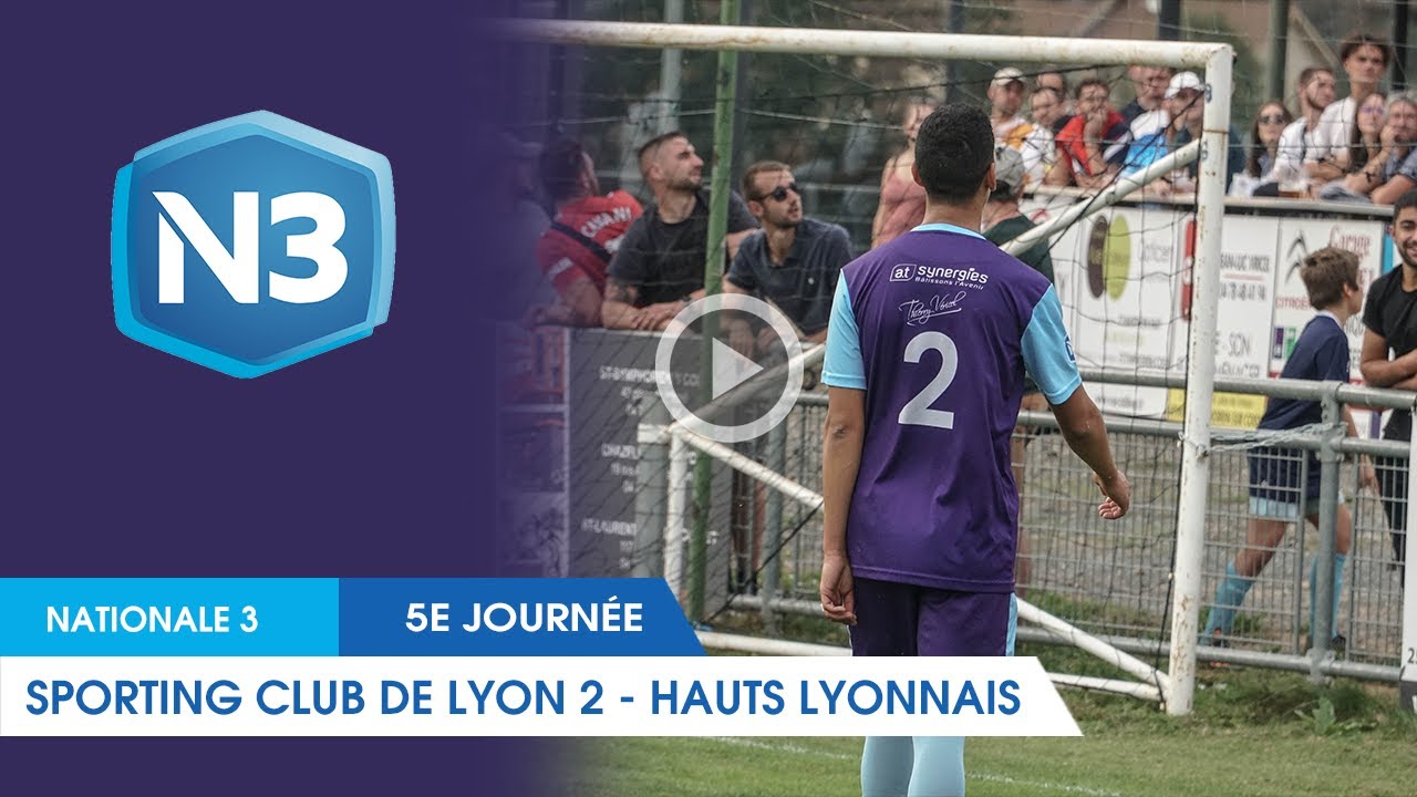 R&eacute;sum&eacute; Vid&eacute;o N3 - Sporting Club de Lyon 2 - Hauts Lyonnais