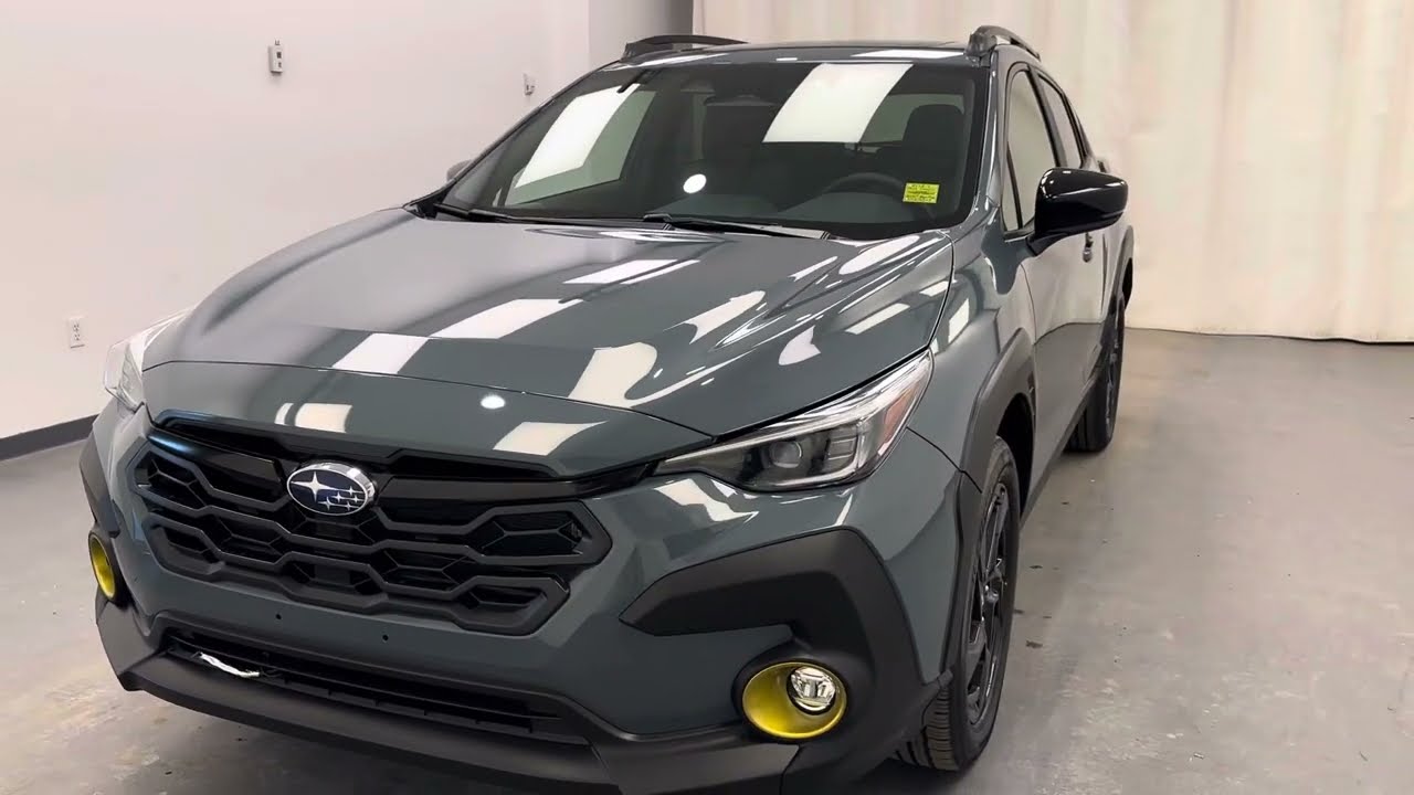 2025 Subaru Crosstrek in the Off Shore Blue Colour.