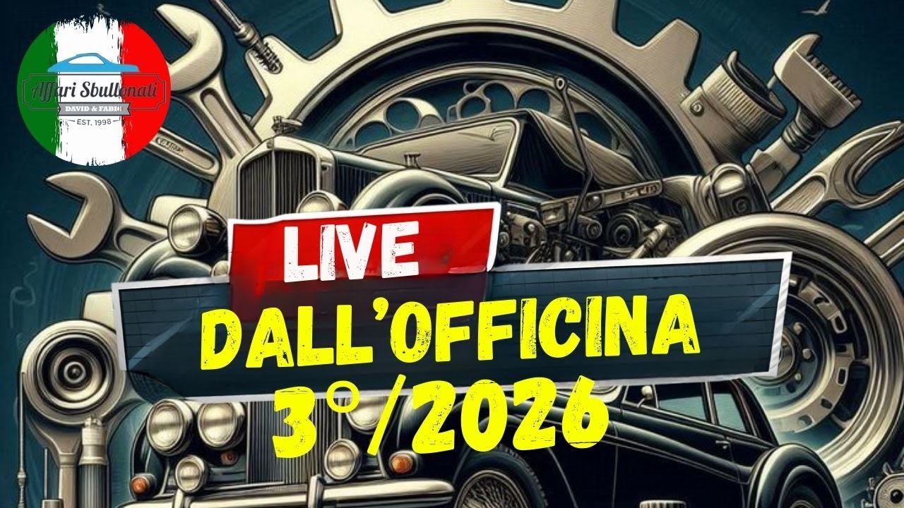 Affari Sbullonati - Restauri Auto e Moto d’Epoca sta trasmettendo dal vivo.