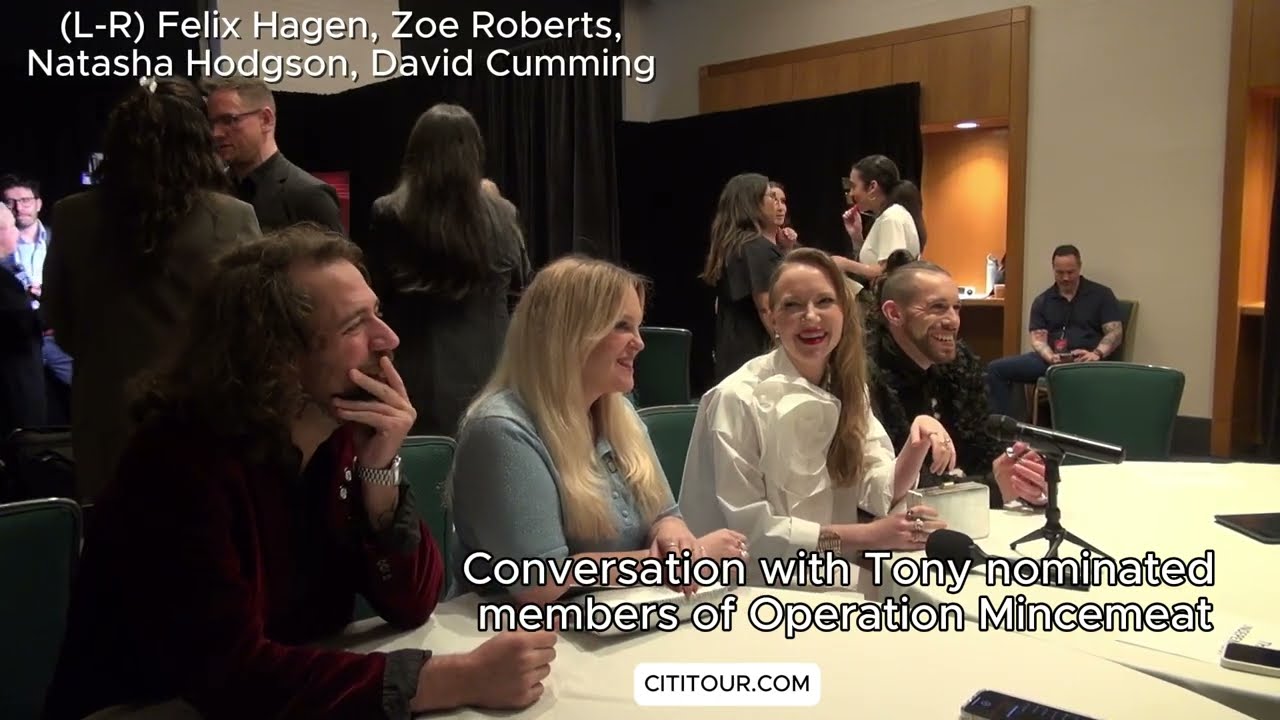 🎤 Meet the Stars Behind Operation Mincemeat | Tony-Nominated Musical 2025