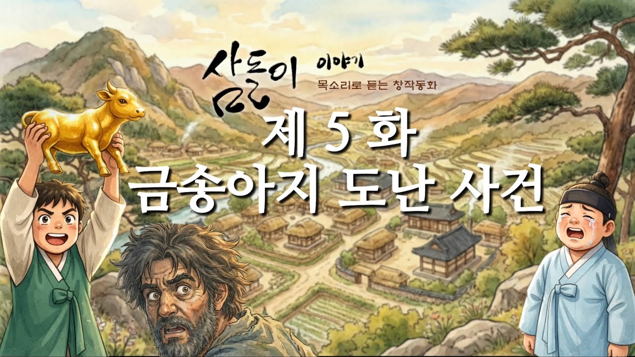 🎧[조선 삼돌이] 듣는 동화 5화 | 금송아지 도난 사건