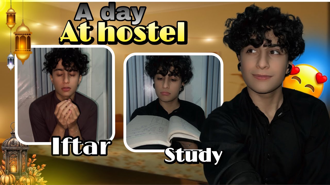 A day in hostel 🛌 | study 📚 | iftar routine ☪️🌝