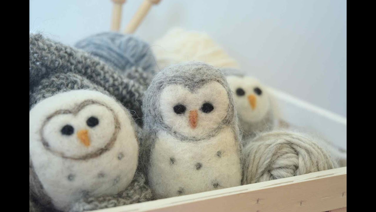 Needle Felted Owl: A Beginner's Guide to Felting