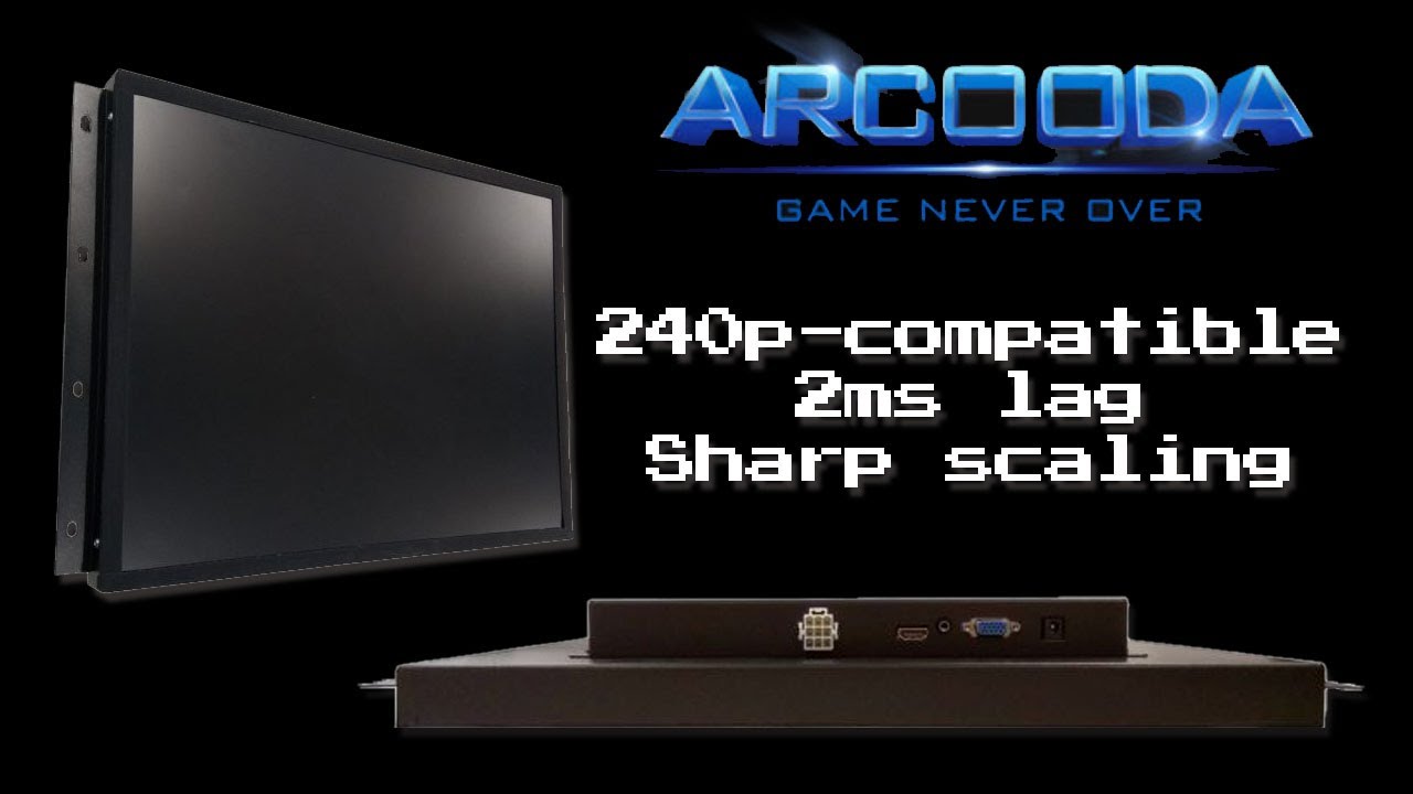 Lag Testing the Arcooda LCD Arcade Monitor