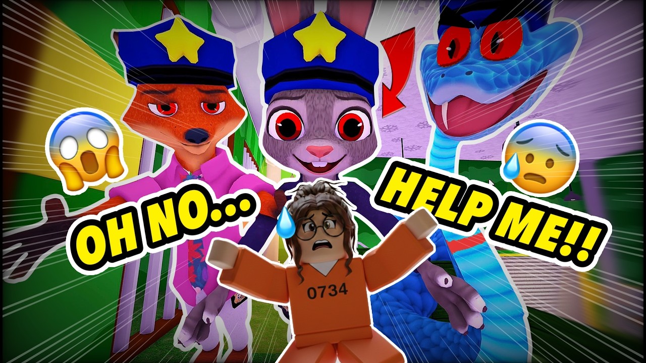 😨 ESCAPING NICK & JUDY’S SECRET JAIL! 🚨🦊🐰 | Zootopia Roblox Obby | Ariko Roblox