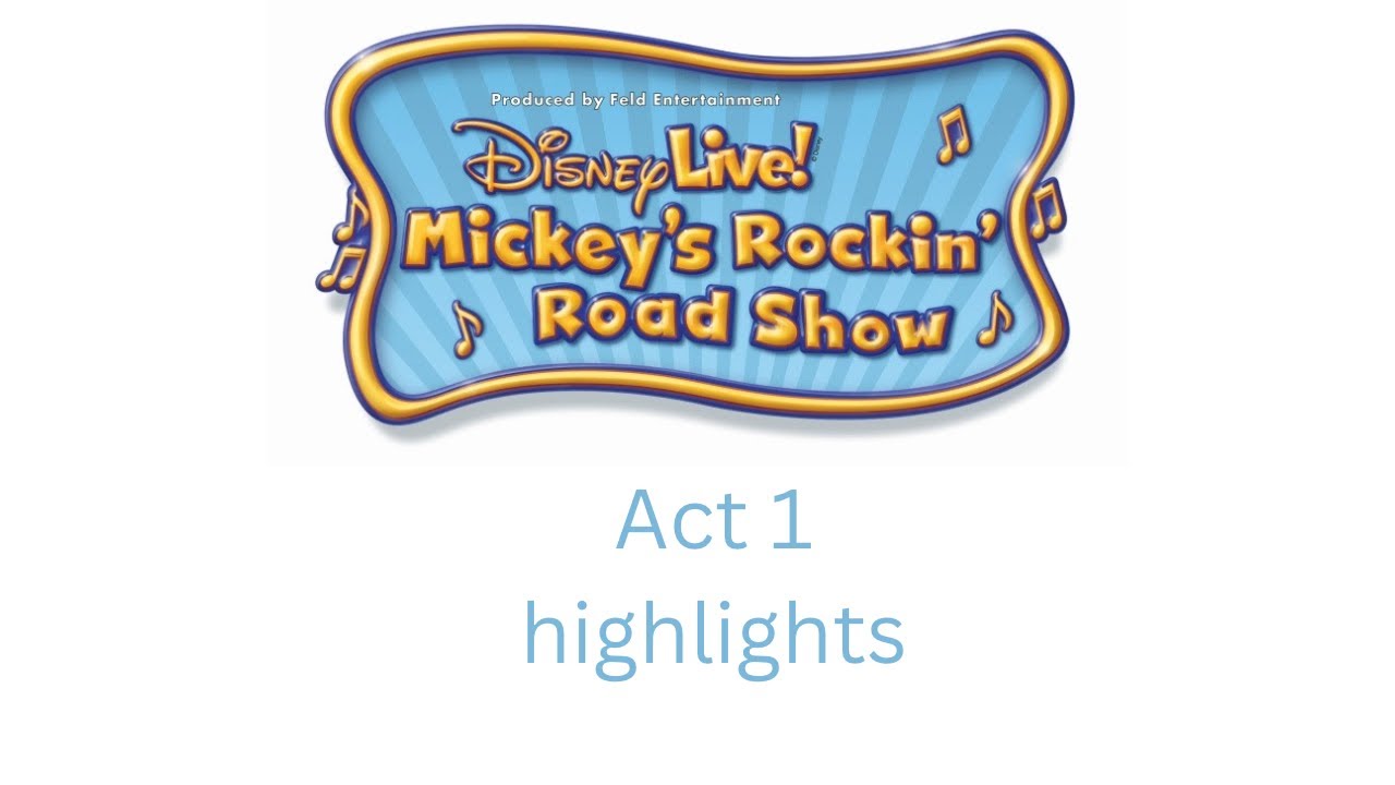Disney Live Mickey's Rockin' Road Show Act 1 Clips
