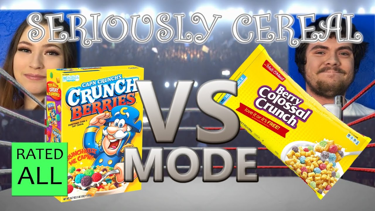Cap'n Crunch's Crunch Berries VS Berry Colossal Crunch | Seriously Cereal VS Mode