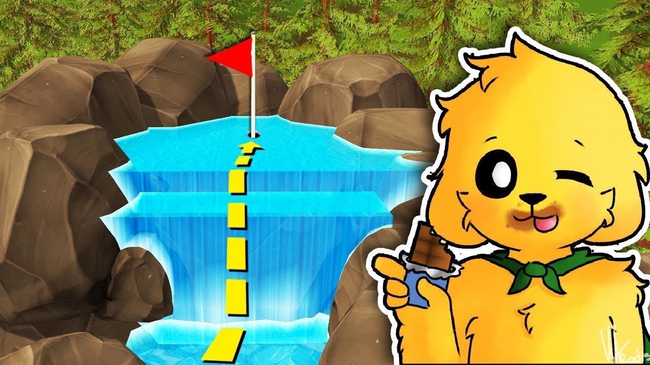Невозможная лунка в тролль-водопаде! 😂🌊 Майккрак играет в гольф с Компасами (by Mikecrack)