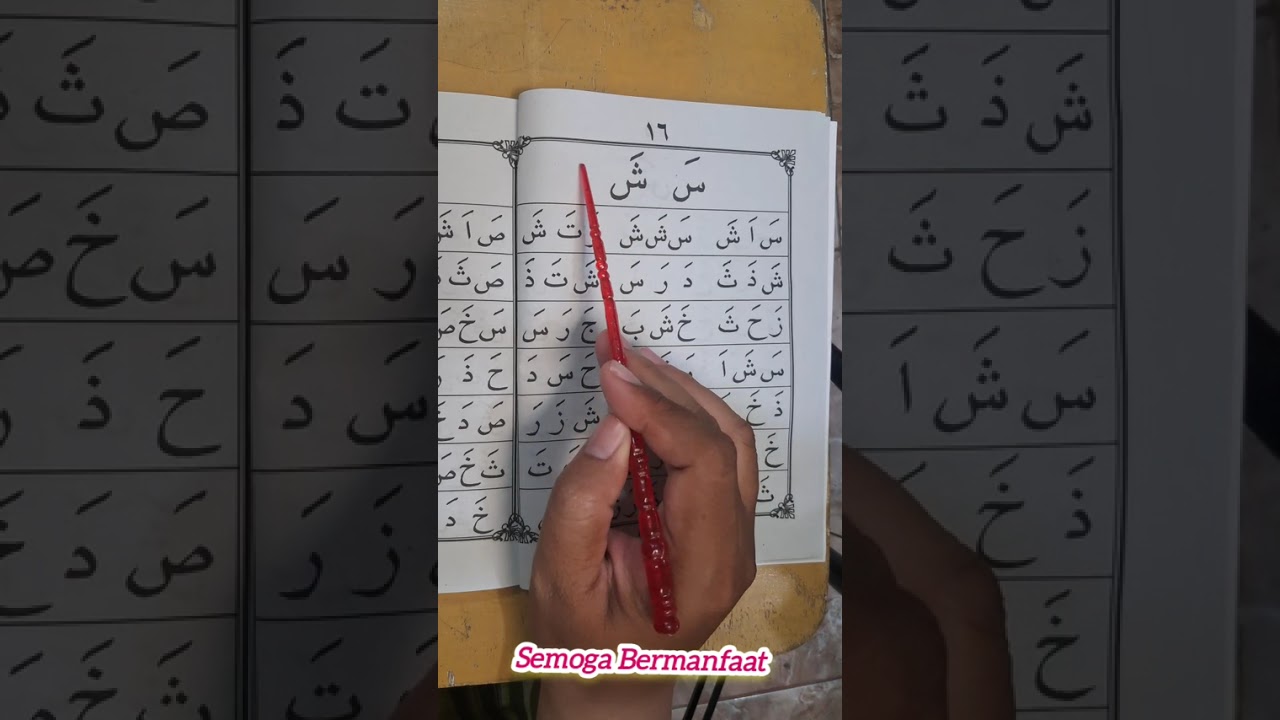 Belajar Membaca Al-Qur'an Dasar. Iqro' jilid 1 Huruf sin/ sa dan syin / sya. #fasih