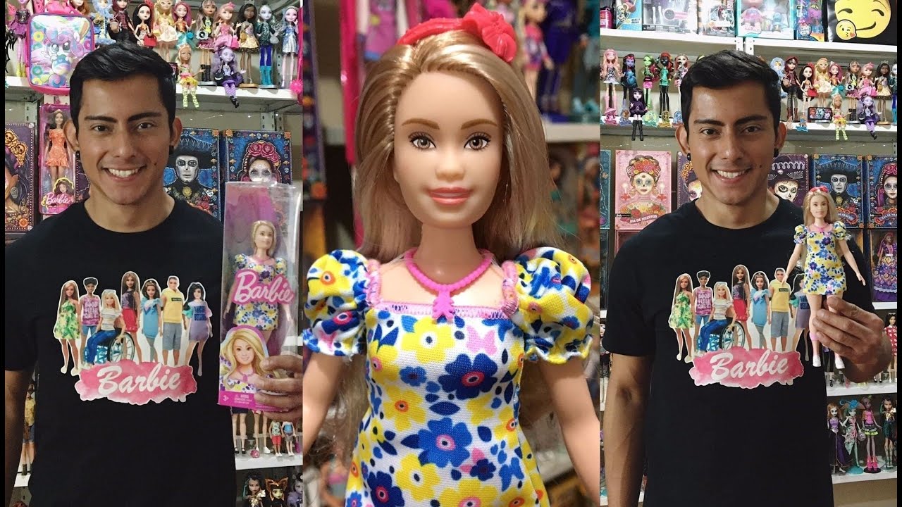 Hermosa Muñeca Barbie Con Síndrome De Down, Fashionista Número 208, Unboxing - Gabo Xplod