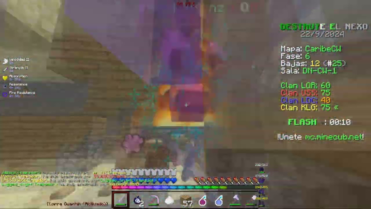 CW MINECUB || KLG-USS-LDC-LQR || KLG GANANDO TEAM FIGHTS