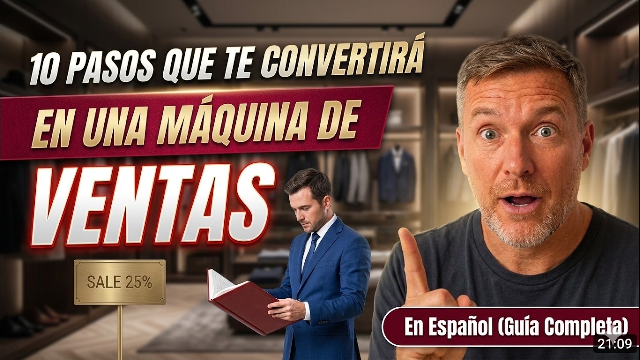 10 pasos que te convertirán en una máquina de ventas | En ESPAÑOL | MENTE EMPRESARIAL
