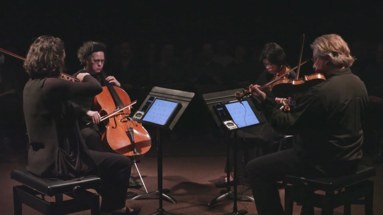 Long Gradus by Sarah Davachi, performed by @QuatuorBozzini (live at Western Front)