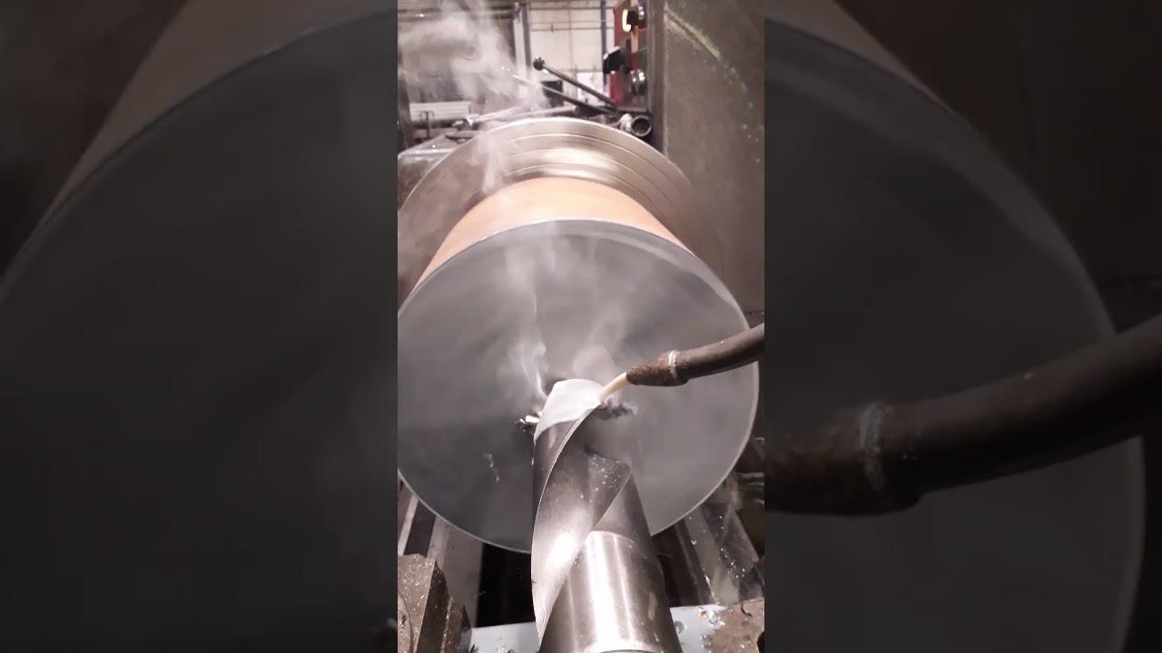 screw pump housing #repair #manualmachining #machining #machineshop #engineering #manufacturing