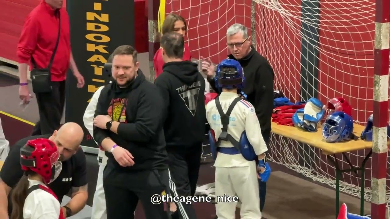 Theagene Nice gagne le COUPE DE FRANCE de karate Shindokai FFKDA &agrave; Nice, le 2/02/2024