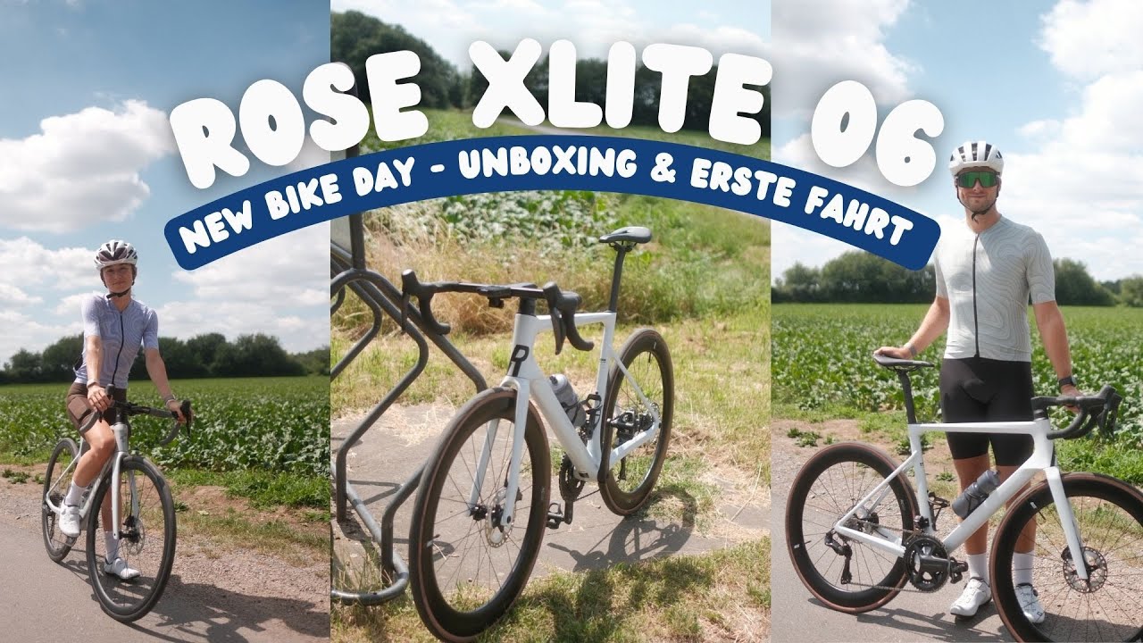 NEW BIKE DAY | Rose Xlite 06 Unboxing & erste Ausfahrt