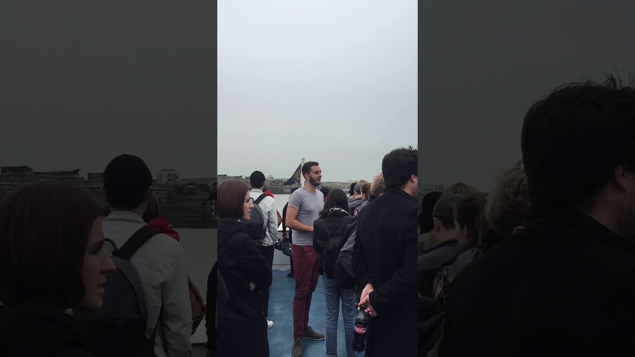 Thames River Boat trip UCL Bartlett School of Planning