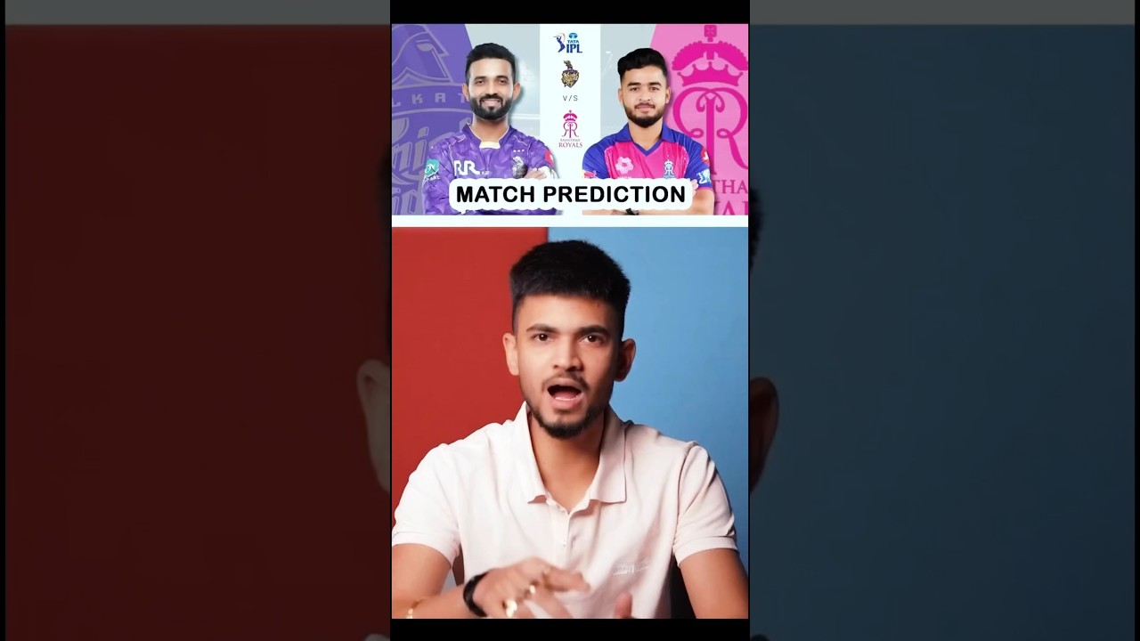 KKR vs RR Match Prediction | IPL 2026 Prediction | Today Match Prediction | #anuragdwivedi #ipl