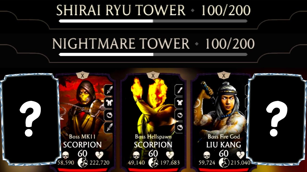 Farming Diamonds in MK Mobile. Shirai Ryu and Nightmare Tower Battle 100, Will I Get Lucky?