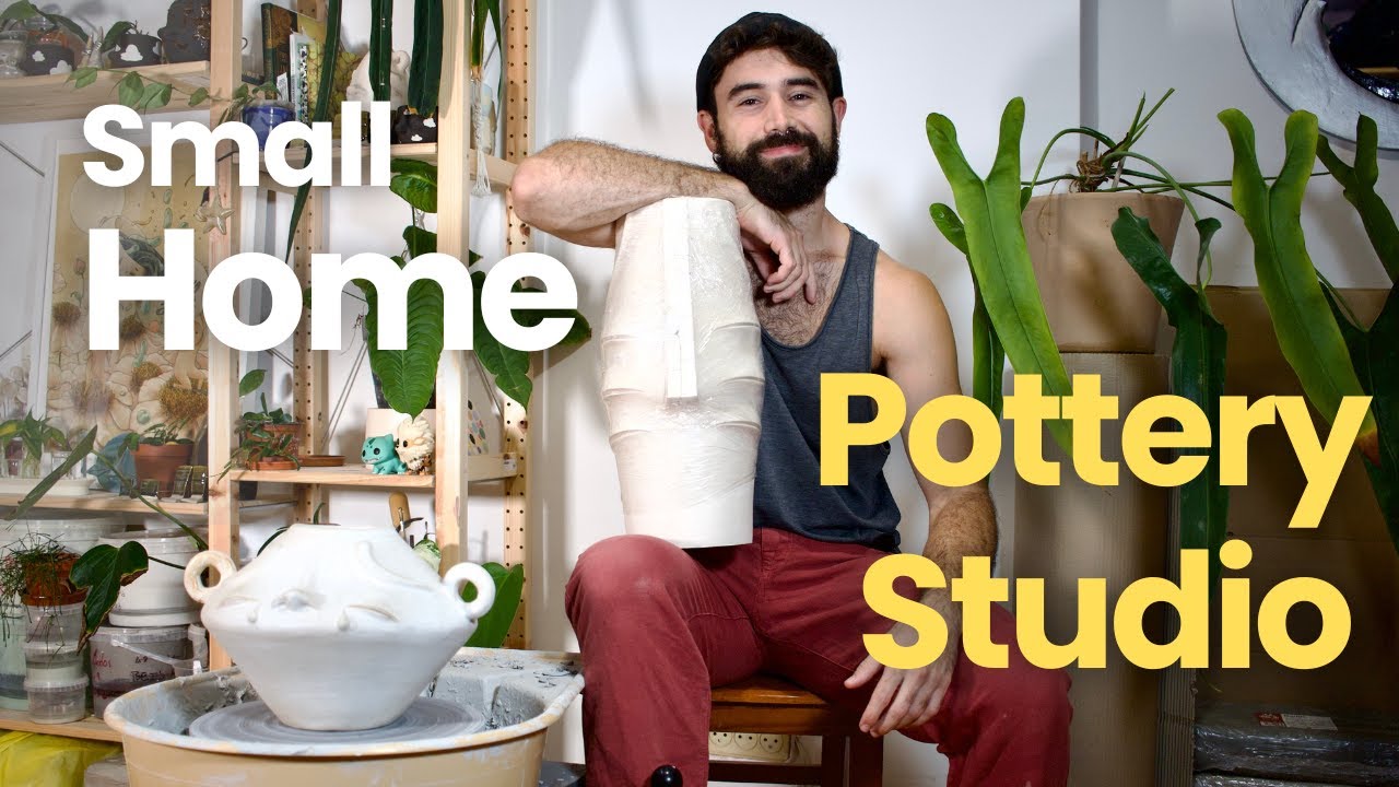 STUDIO TOUR - where I do Ceramics at Home Barcelona