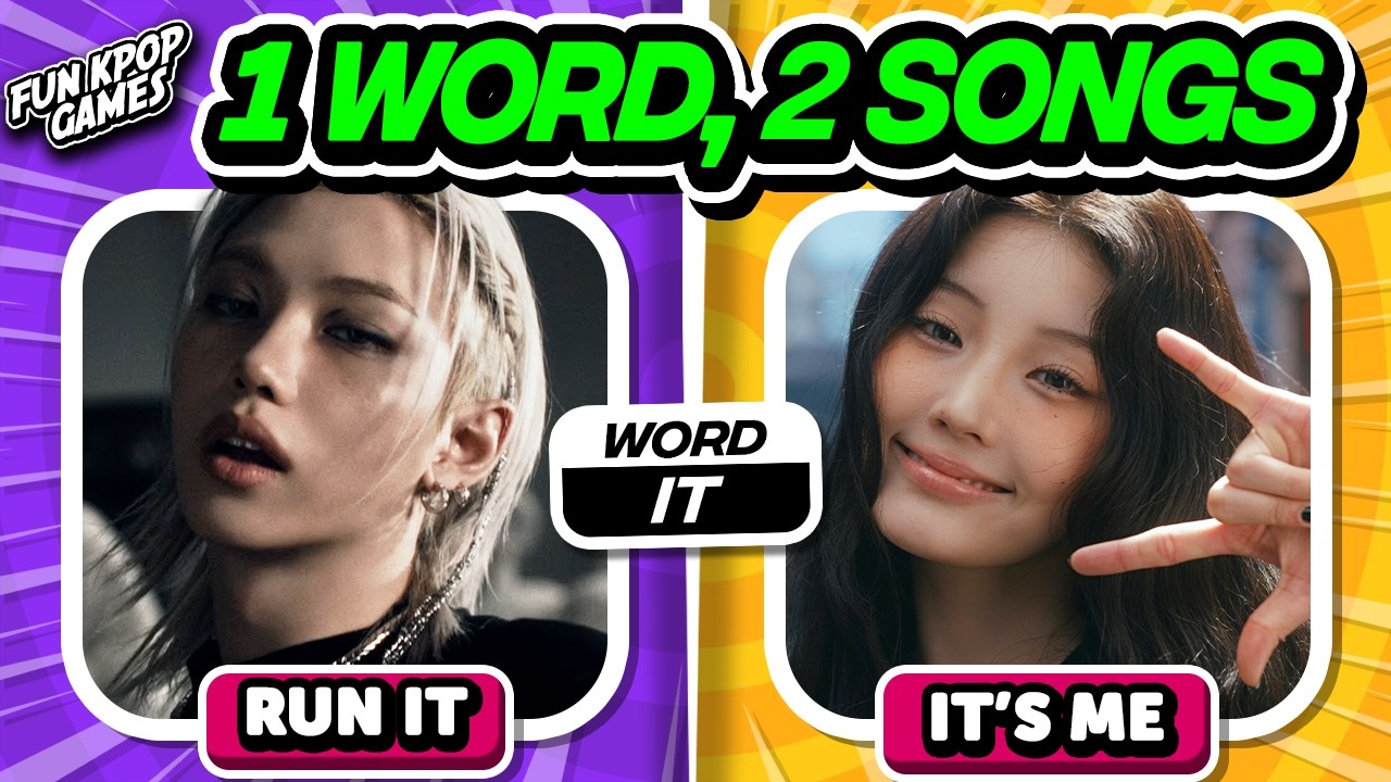 ⭐️ SAVE ONE DROP ONE ONE WORD TWO SONGS  | SAVE ONE KPOP SONG | KPOP QUIZ - FUN KPOP GAMES 2026