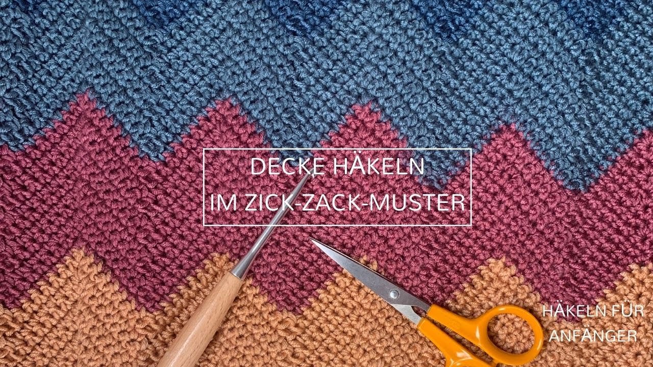 Decke häkeln - ganz einfach für Anfänger