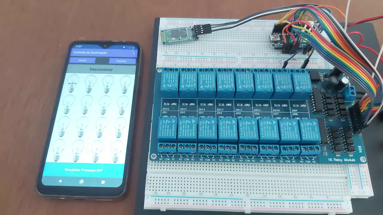 Automação Residencial Arduino + App + Bluethooth