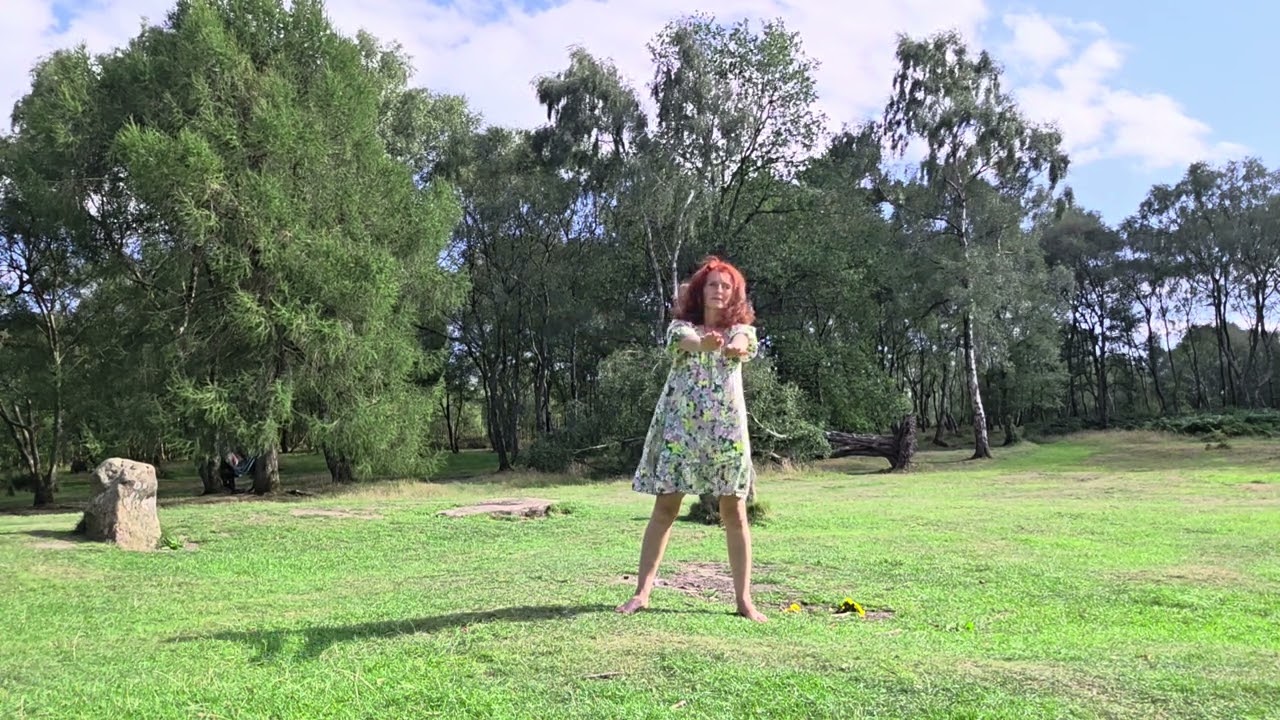 Intuitive movements Nine Ladies Stone circle 