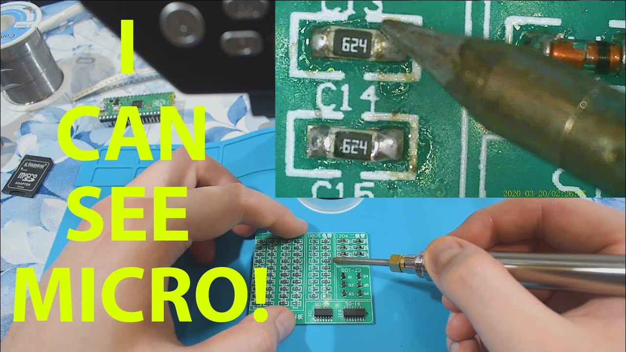 Digital G1000 microscope from AliExpress - REVIEW (Is 55$ enough for microsoldering?)