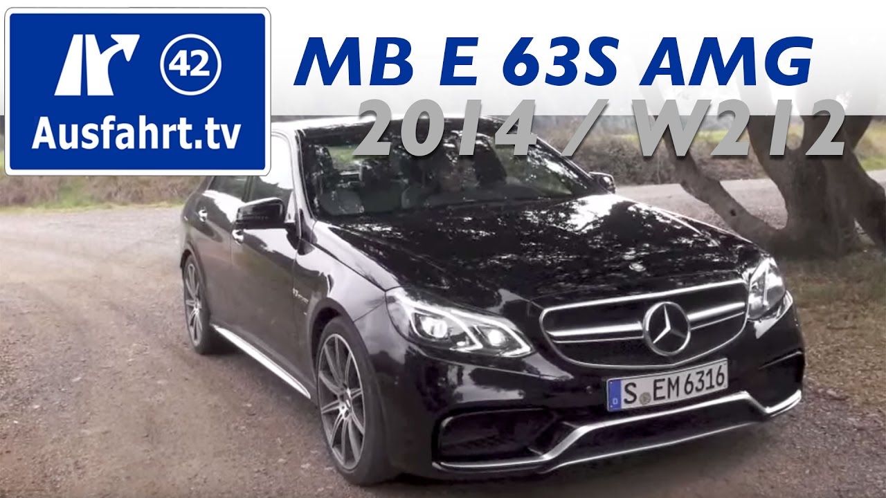 2014 2013 Mercedes-Benz E 63 AMG S 4MATIC W212 - Probefahrt und erster Test