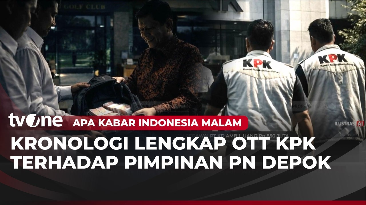 Runutan Kronologi OTT KPK Pimpinan PN Depok Kasus Sengketa Lahan | AKIM tvOne