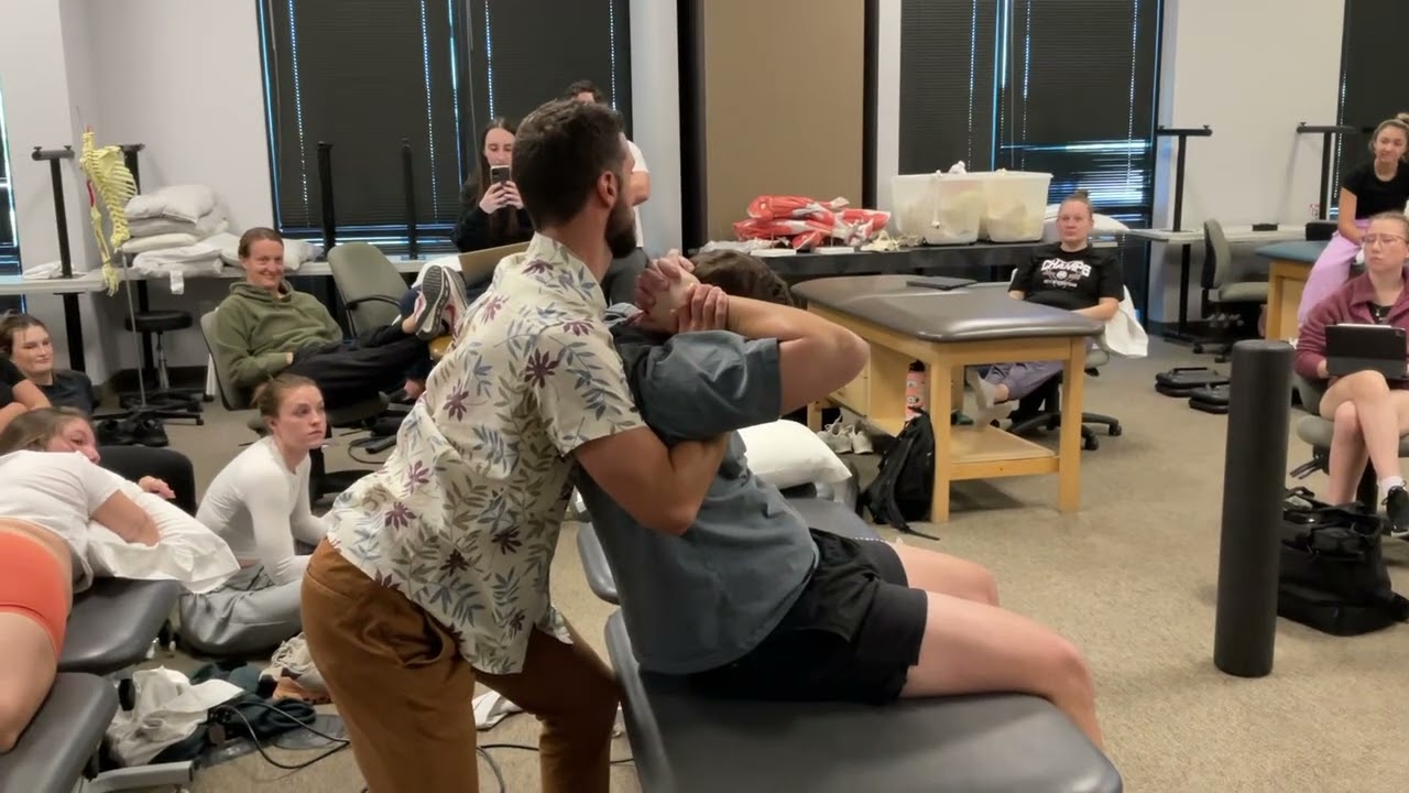 Seated Cervicothoracic Distraction Manipulation