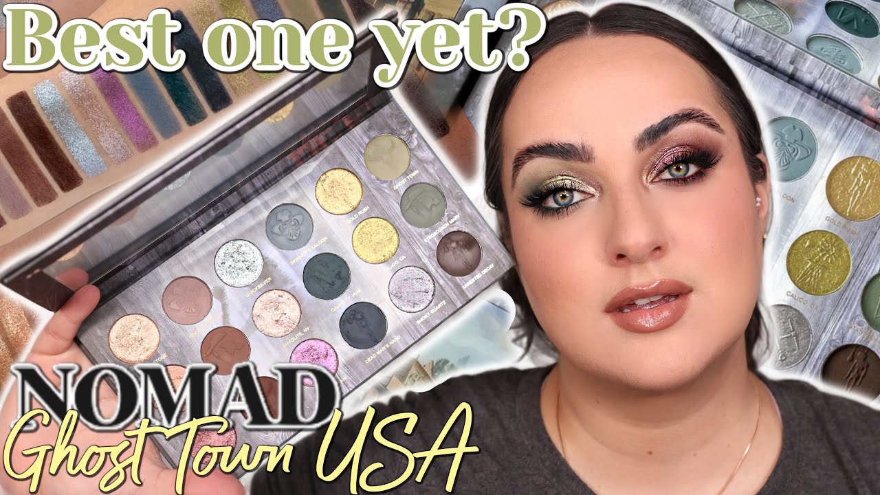 NOMAD COSMETICS GHOST TOWN USA PALETTE REVIEW + 2 LOOKS!