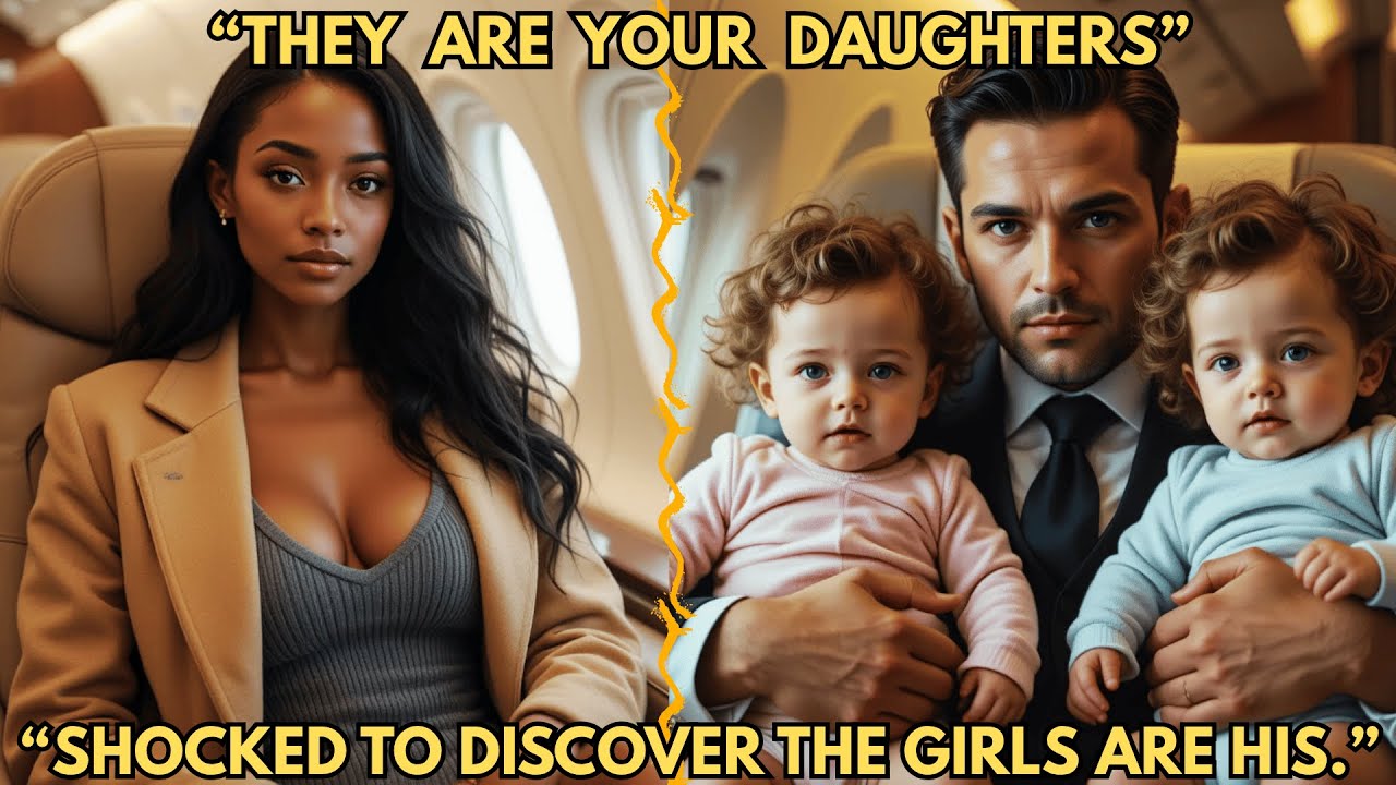 TECH BILLIONAIRE CEO COMFORTS CRYING TWINS ON FLIGHT, SHOCKED TO DISCOVER THE GIRLS ARE HIS.
