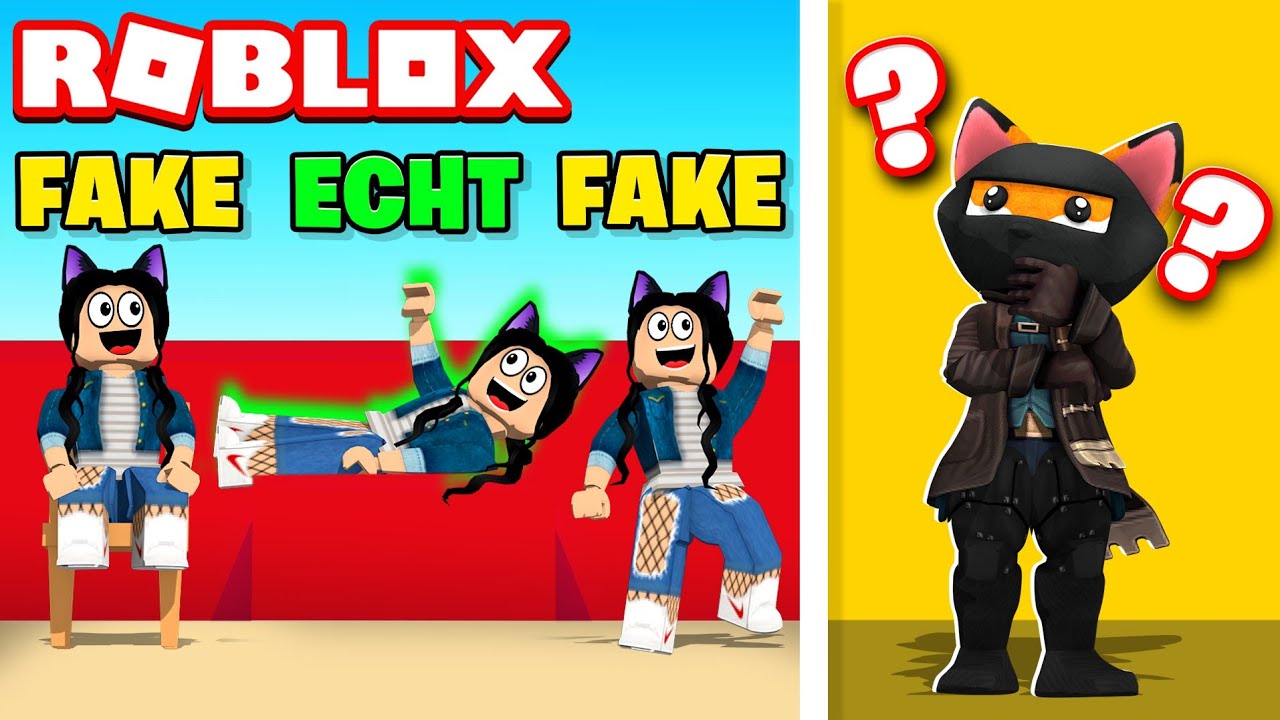 FAKE oder ECHT?! Finde den RICHTIGEN - Roblox [Deutsch/HD]