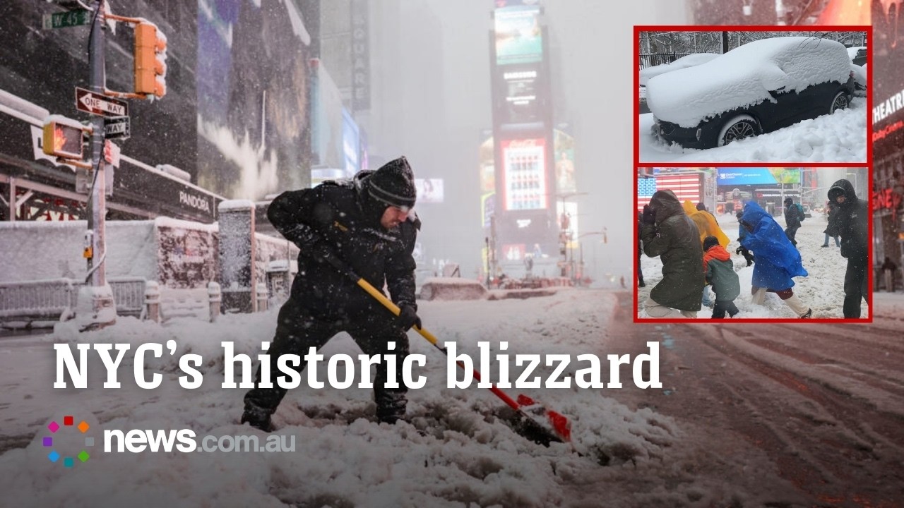 NYC shuts down amid history-making storm