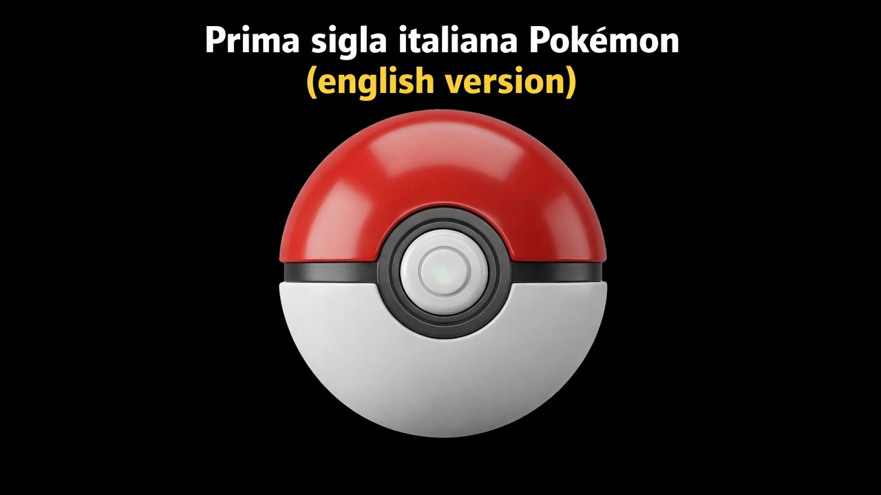 Pokémon - Gotta Catch ’Em All | Sigla Italiana (English Version)