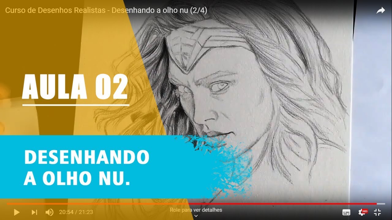 Curso de Desenhos Realistas - Desenhando a olho nu (2/4)