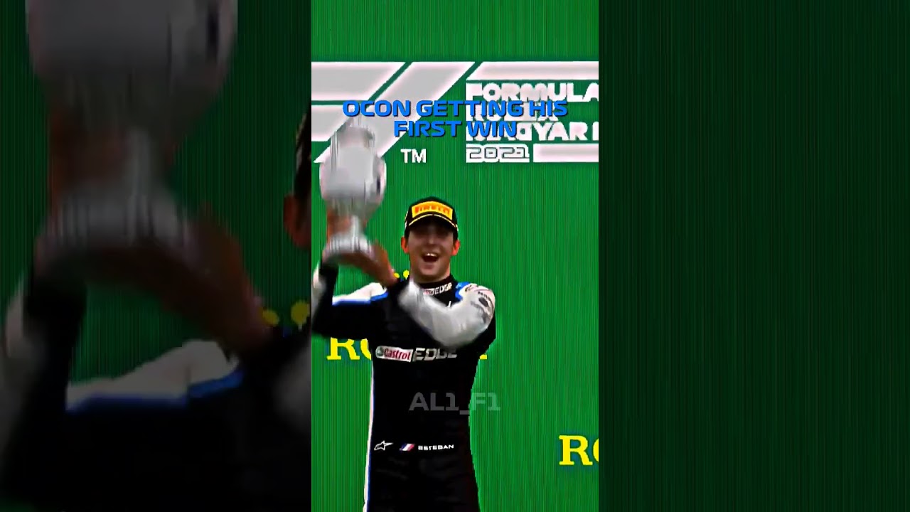 Esteban Ocon&rsquo;s first win in F1 #f1 #shorts #formula1