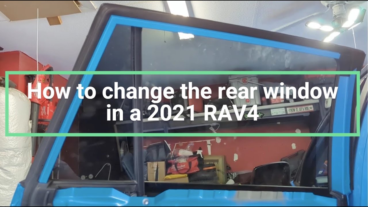 Toyota RAV4 2019-2023 | Замена оригинального дверного окна | Снятие окна | Установка окна
