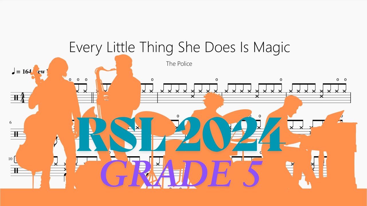 Every Little Thing She Does Is Magic【Rock school Drum Lv5】